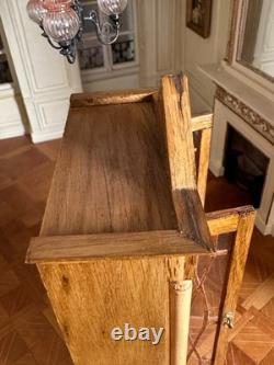 Dolls house miniature 112 ARTISAN glazed display cabinet / dresser