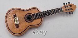 Dolls house miniature 112 ARTISAN guitar musical instrument