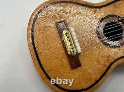 Dolls house miniature 112 ARTISAN guitar musical instrument