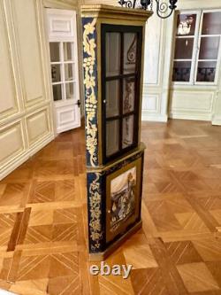 Dolls house miniature 112 ARTISAN hand painted cabinet by CHRISTOPHER WHITFORD