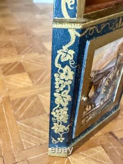 Dolls house miniature 112 ARTISAN hand painted cabinet by CHRISTOPHER WHITFORD