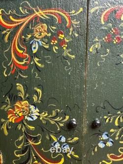 Dolls house miniature 112 ARTISAN hand painted wardrobe