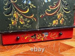 Dolls house miniature 112 ARTISAN hand painted wardrobe