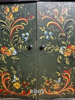 Dolls house miniature 112 ARTISAN hand painted wardrobe