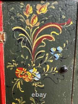 Dolls house miniature 112 ARTISAN hand painted wardrobe