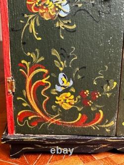 Dolls house miniature 112 ARTISAN hand painted wardrobe