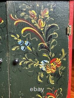 Dolls house miniature 112 ARTISAN hand painted wardrobe