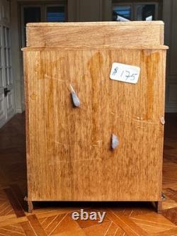 Dolls house miniature 112 ARTISAN hand painted wardrobe