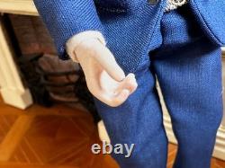 Dolls house miniature 112 ARTISAN handsome gentleman doll by JILL BENNETT