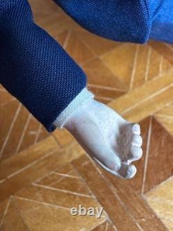 Dolls house miniature 112 ARTISAN handsome gentleman doll by JILL BENNETT