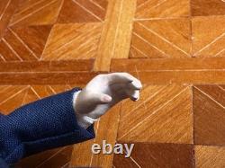 Dolls house miniature 112 ARTISAN handsome gentleman doll by JILL BENNETT