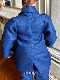Dolls house miniature 112 ARTISAN handsome gentleman doll by JILL BENNETT