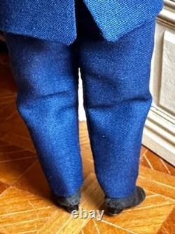 Dolls house miniature 112 ARTISAN handsome gentleman doll by JILL BENNETT