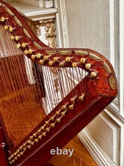 Dolls house miniature 112 ARTISAN harp by BRIAN MASTERS