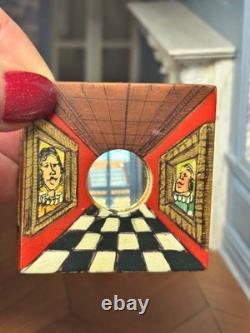 Dolls house miniature 112 ARTISAN illusion mirror