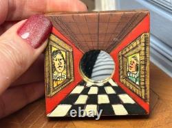 Dolls house miniature 112 ARTISAN illusion mirror