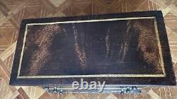 Dolls house miniature 112 ARTISAN inlaid chest of drawers by C J TRAILL-HILL
