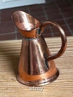 Dolls house miniature 112 ARTISAN large copper jug / pitcher