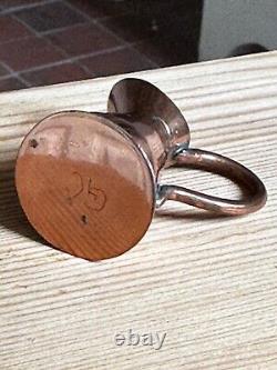 Dolls house miniature 112 ARTISAN large copper jug / pitcher