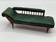 Dolls House Miniature 112 Artisan Leather Chaise Longue