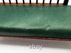 Dolls house miniature 112 ARTISAN leather chaise longue
