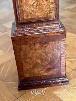 Dolls house miniature 112 ARTISAN longcase clock by DENNIS JENVEY 2001