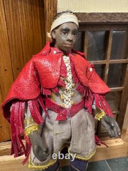 Dolls house miniature 112 ARTISAN man in costume doll (2) by JILL BENNETT Dolls house miniature 112 ARTISAN man in costume doll (2) by JILL BENNETT