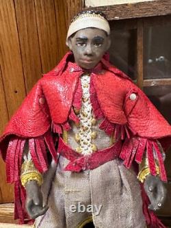 Dolls house miniature 112 ARTISAN man in costume doll (2) by JILL BENNETT Dolls house miniature 112 ARTISAN man in costume doll (2) by JILL BENNETT
