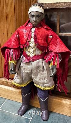 Dolls house miniature 112 ARTISAN man in costume doll (2) by JILL BENNETT Dolls house miniature 112 ARTISAN man in costume doll (2) by JILL BENNETT