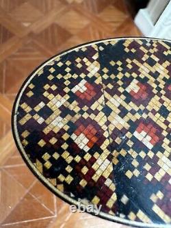 Dolls house miniature 112 ARTISAN mosaic tilt-top table by MASTERS MINIATURES