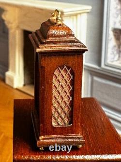 Dolls house miniature 112 ARTISAN non-working carriage clock by DENNIS JENVEY