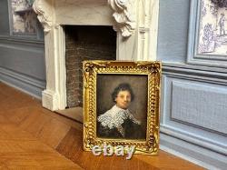 Dolls house miniature 112 ARTISAN oil/acrylic painting by C WHITFORD (2)