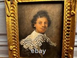 Dolls house miniature 112 ARTISAN oil/acrylic painting by C WHITFORD (2)