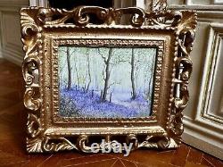 Dolls house miniature 112 ARTISAN original framed watercolour painting