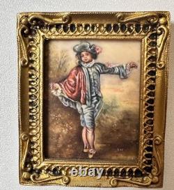 Dolls house miniature 112 ARTISAN original oil / acrylic painting by C WHITFORD