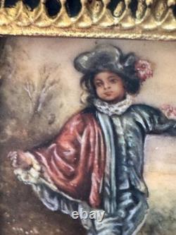 Dolls house miniature 112 ARTISAN original oil / acrylic painting by C WHITFORD