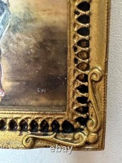 Dolls house miniature 112 ARTISAN original oil / acrylic painting by C WHITFORD