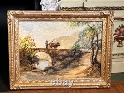 Dolls house miniature 112 ARTISAN original oil painting by FRED WILLIAMS 1986