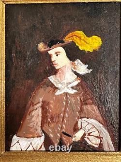 Dolls house miniature 112 ARTISAN original oil painting by NANCY WATTS 1977