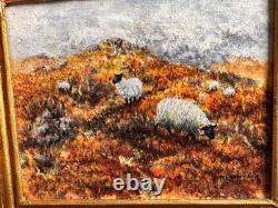 Dolls house miniature 112 ARTISAN original oil painting by R MIDDLEBROOK 1982