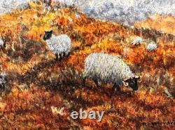 Dolls house miniature 112 ARTISAN original oil painting by R MIDDLEBROOK 1982