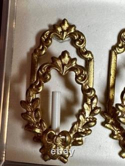 Dolls house miniature 112 ARTISAN pair of wall sconce lights by BROOKE TUCKER