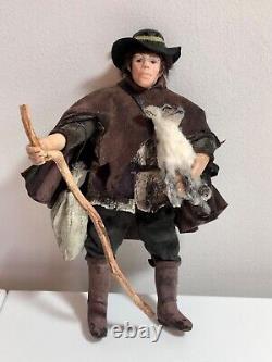 Dolls house miniature 112 ARTISAN peasant farmer doll by ANNIE WILLIS RARE