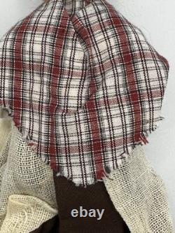 Dolls house miniature 112 ARTISAN peasant lady doll FULL POSEABLE
