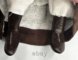 Dolls house miniature 112 ARTISAN peasant lady doll FULL POSEABLE