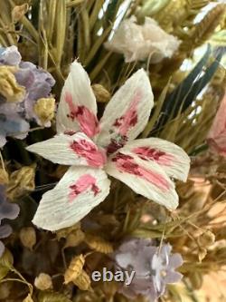 Dolls house miniature 112 ARTISAN pedestal flower arrangement