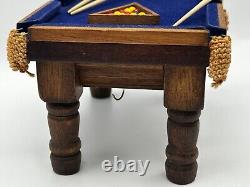 Dolls house miniature 112 ARTISAN pool table SIGNED