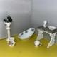 Dolls House Miniature 112 Artisan Porcelain Bedroom Set By Lenham Pottery