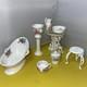 Dolls House Miniature 112 Artisan Porcelain Bedroom Set By Lenham Pottery