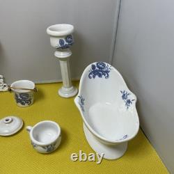 Dolls house miniature 112 ARTISAN porcelain bedroom set by LENHAM POTTERY